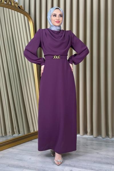 Nadide Elbise Mor