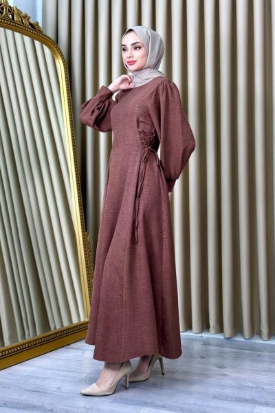 Aşkın Elbise Kahverengi