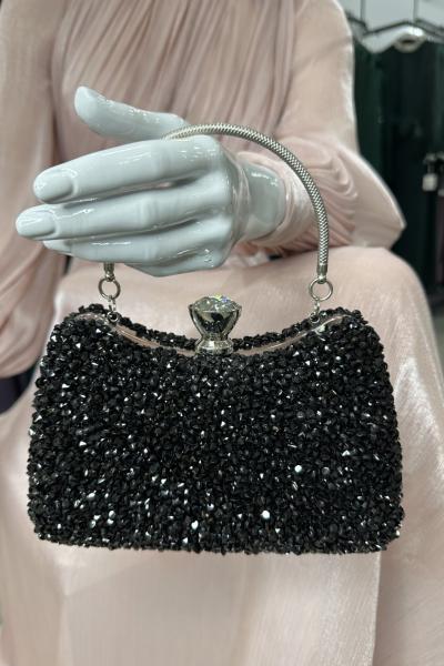 Abiyee Çanta Siyah Zambak