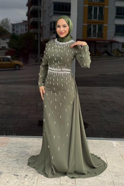 Ayça Tesettür Abiye Haki