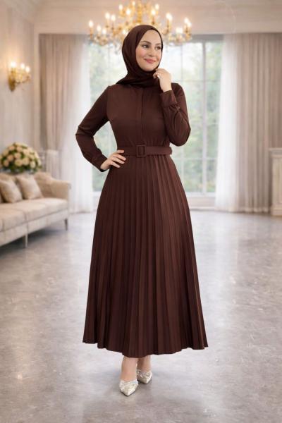 Şengül Elbise Kahverengi